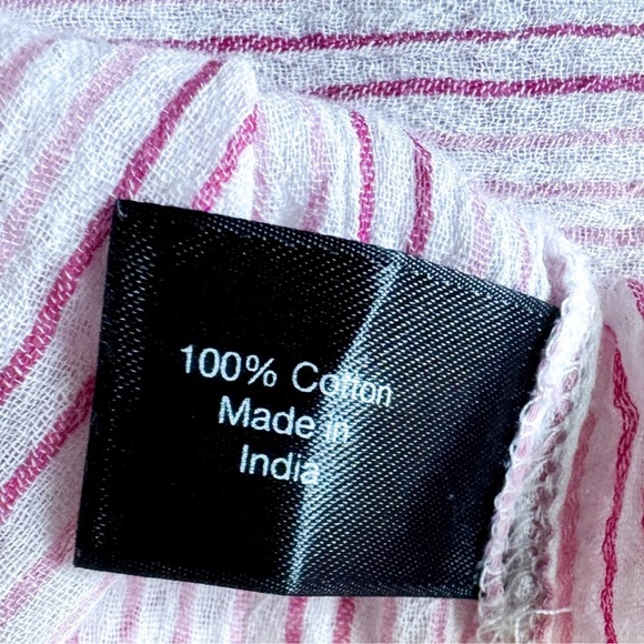 Lane Bryant Pale Pink Striped Top - Picture 4 of 5